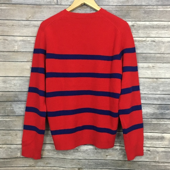 J. Crew Lambswool Striped Sweater - Picture 2 of 4